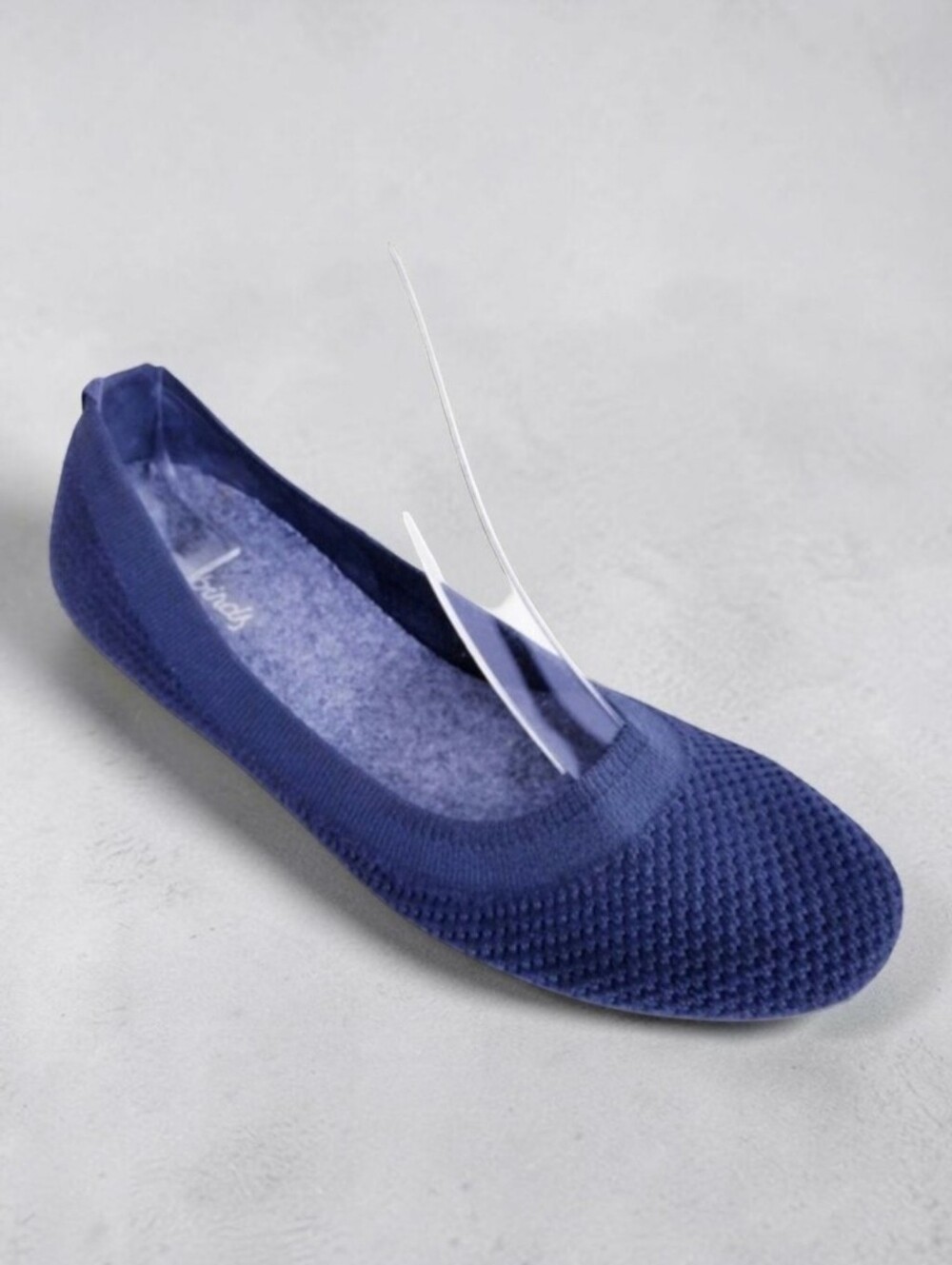 Allbirds Flats 7.5 Tree Breezers Knit Washable Ballet Eco Comfy Shoes Gray